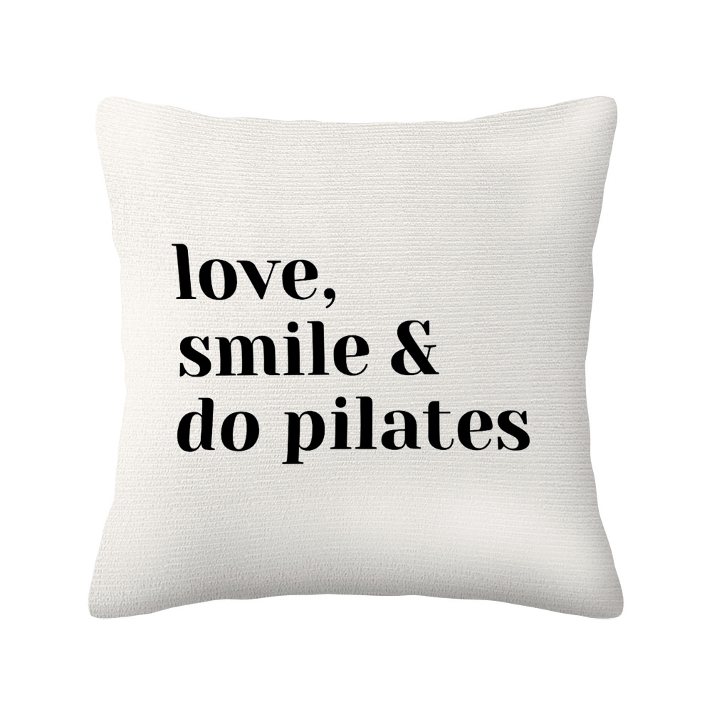 Love Smile Do Pilates Pillowca - Pilates Yoga Quotes recension och pris