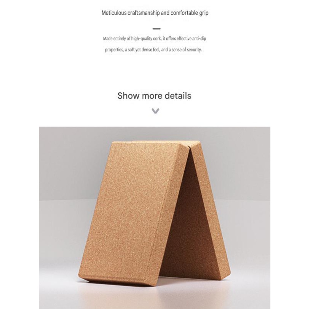Natural Cork Exercise Block Wi - Pilates X Yoga recension och pris