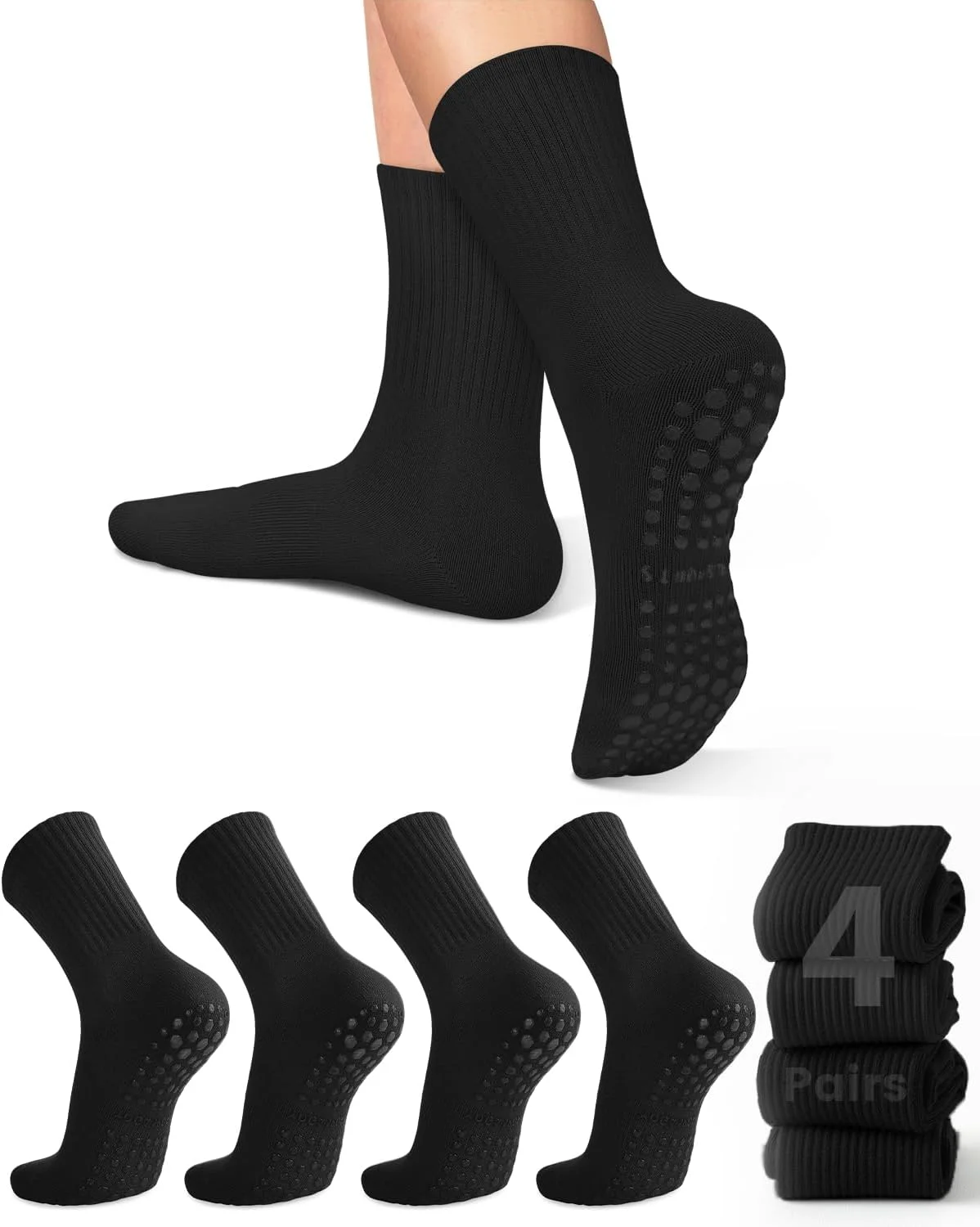 4 pairs of women's yoga socks, - Pilates & Yoga Wohlfühlen Forchheim recension och pris