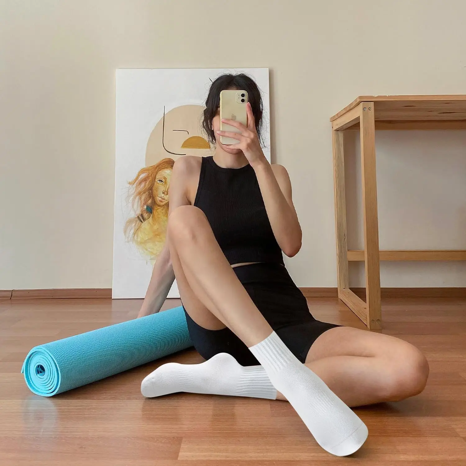 4 pairs of women's yoga socks, - Pilates & Yoga Wohlfühlen Forchheim recension och pris