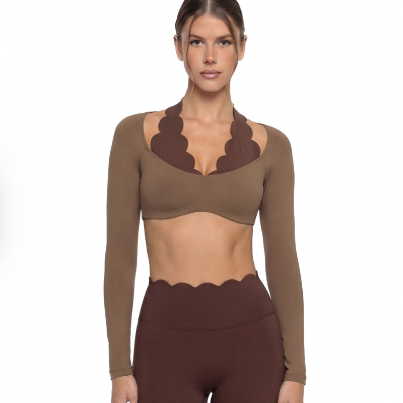 Fake Two-piece Color-blocked Y - Pilates Yoga Fit recension och pris