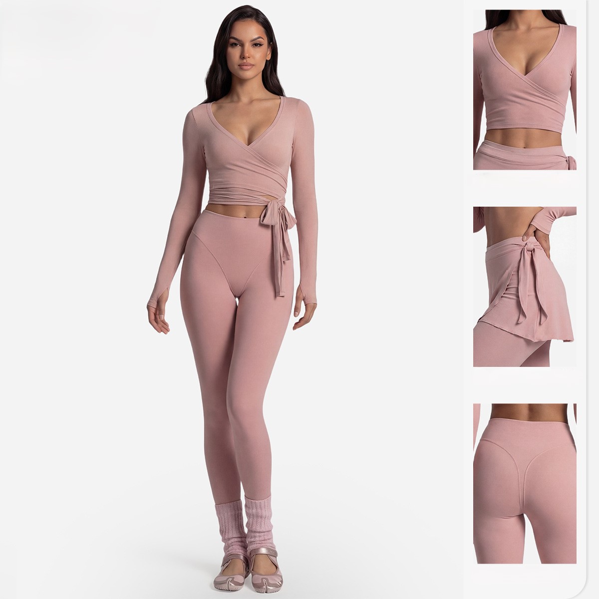 Long Sleeve Yoga Top Cross Fro - Pilates Yoga Fit recension och pris