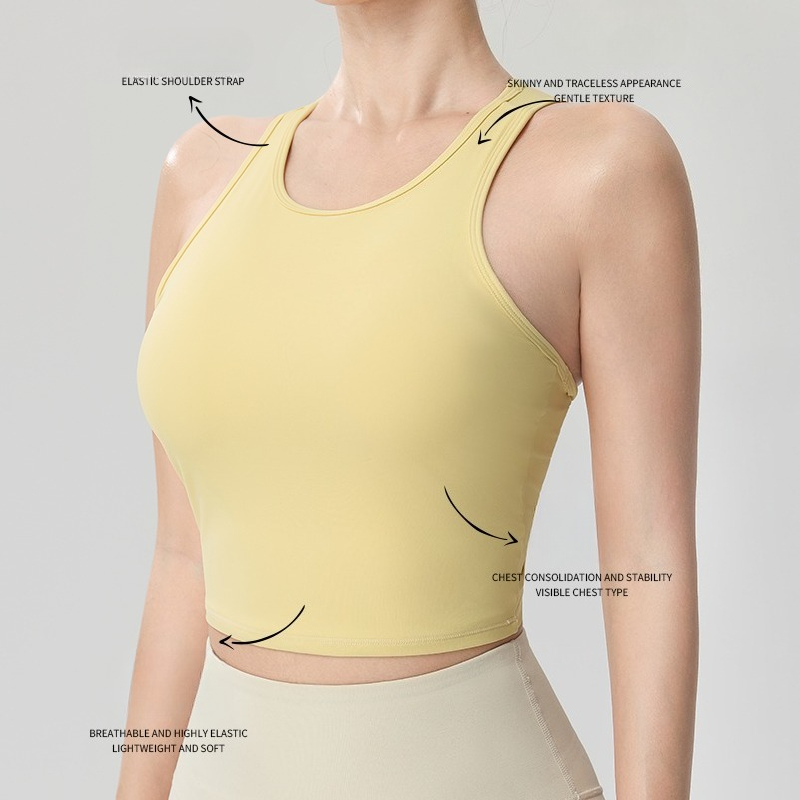 Integrated Fixed Chest Pad Run - Pilates Yoga Fit recension och pris