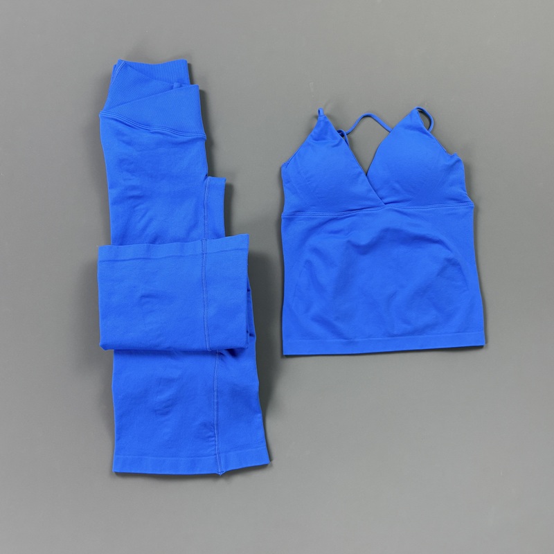 2Pcs Women Seamless Yoga Worko - Pilates Yoga Fit recension och pris